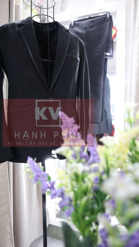 ÁO VEST NAM ĐEN