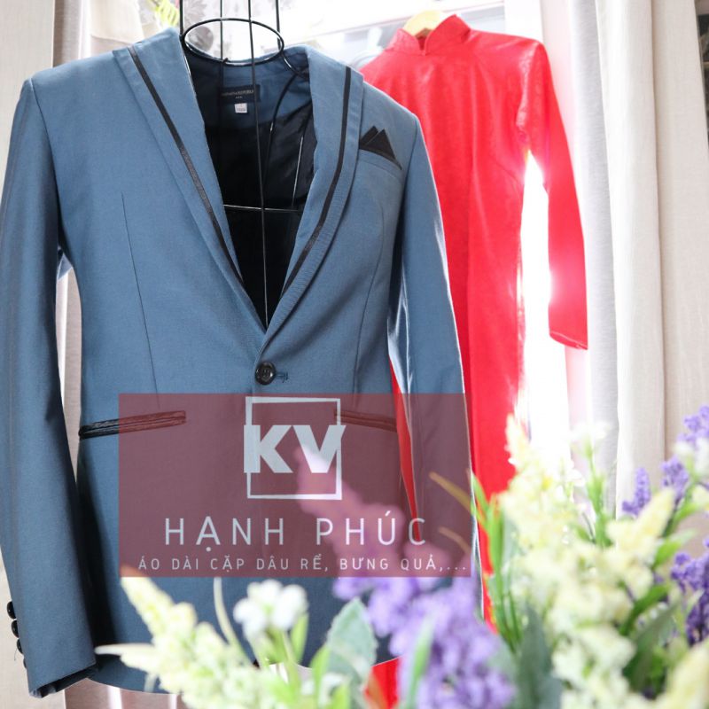 ÁO VEST XANH ĐẬM